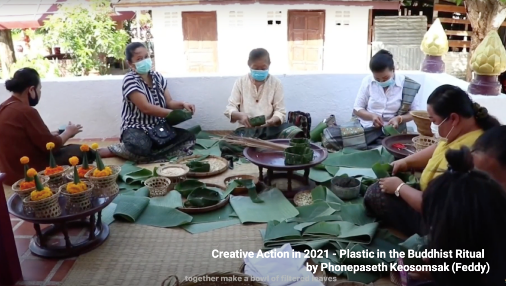 Creative action in 2021 - Plastic in the Buddhist Ritual